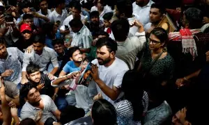 Founder of India's 'Cockroach Party' arrives in New Delhi to protest Modi