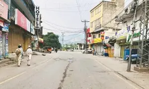 JAAC strike: Markets, streets deserted in AJK's Muzaffarabad but no demonstrations held