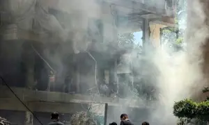 PHOTOS: Aftermath of Israeli airstrike in Beirut's southern suburbs