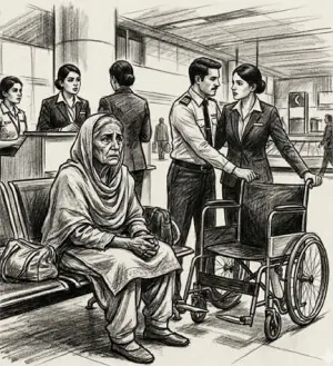 Airport frustration