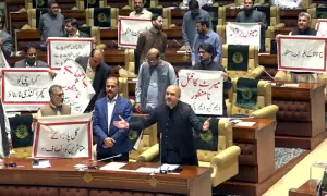 SINDH BUDGET 2026-27: All opposition parties boycott PA session amid noisy protest