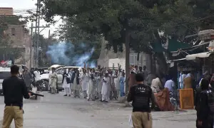 Balo&shy;ch&shy;istan employees announce indefinite shutdown after police crackdown
