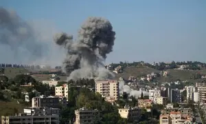 Lebanese civil defence says Israeli strikes kill 16 in southern Nabatieh region