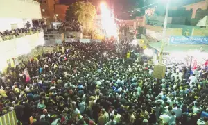 Sindh govt to bear medical expenses of injured persons after car rams into tent outside Imambargah in Karachi