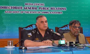 AJK police chief warns against disinformation amid standoff, denies curbs on goods transport