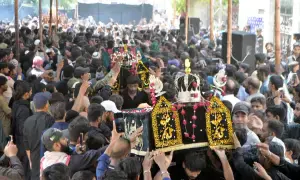 Mourners observe Ashura across the country amid elaborate security arrangements