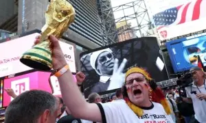 FIFA World Cup turns New York's Times Square into global fan hub