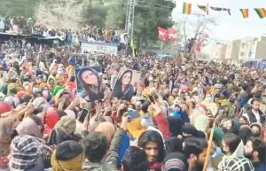 Protest held against Mahrang&rsquo;s conviction in Quetta