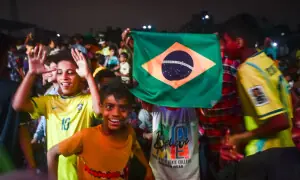 At FIFA screening in Lyari, fans celebrate as Brazil beat Japan