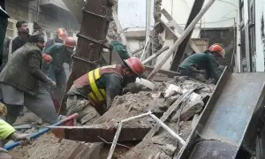 14 children dead in Lahore tuition centre roof collapse: police