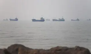 Container ship runs aground after sailing &lsquo;non-designated&rsquo; Hormuz route
