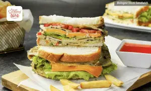 K&N's SmartCooking Recipes: Bologna Slices Sandwich