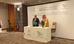 Pakistan, Saudi Arabia sign agreement for construction of cricket stadium in Jeddah