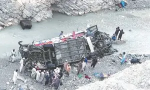 At least 24 killed as passenger bus falls into ravine near Balochistan-KP border: official