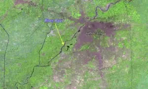 Danger abounds as satellite imagery shows Lahore expanding onto River Ravi&rsquo;s turf