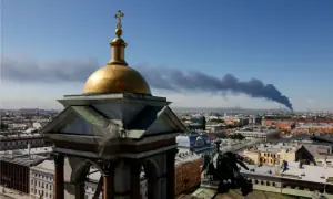 Ukraine hits St Petersburg oil sites in drone blitz
