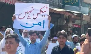 Traders, political parties rally against imposition of taxes in KP's Malakand