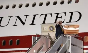Trump flies old Air Force One out of Turkiye, switches to new jet in Britain for trip home
