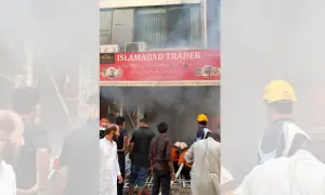 Islamabad's G-9 Markaz building fire brought under control after 2 hours