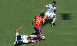 Spain may have been better overall, but Argentina showed calm