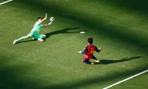 Torres makes it two, almost