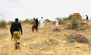 Work begins to preserve historical Pir Patho Graveyard