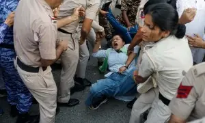 India student protests give opposition a rare opening against Modi