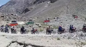 Protesters rally against exclusion of road project from Annual Development Programme