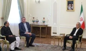 Iranian President Pezeshkian calls for strengthening Pak-Iran relations