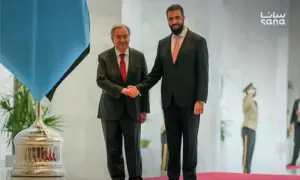 On first visit to Syria in 17 years, UN chief meets Sharaa