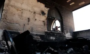 Israeli settlers torch 2 mosques in West Bank: Palestinian officials