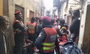 At least 8 killed in roof collapse in Lahore's Harbanspura