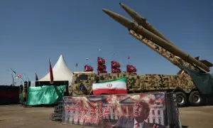 PHOTOS: Iranian drone, missile system on display in Tehran's Azadi Square