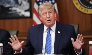 Trump vows harder strikes as Iran says Hormuz shut
