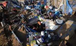 Israeli strikes kill two, destroy medical warehouses in Gaza