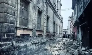 Heritage building damaged during dust storm, rainfall in Hyderabad