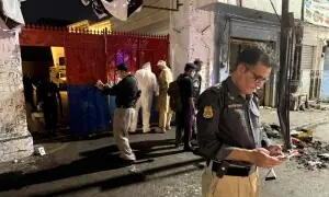 At least 14 people, including police officials, martyred in suicide attack on Kabal police station in Swat: police