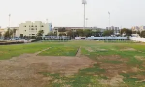 Port Qasim Authority cricket ground project in Karachi facing inordinate delays