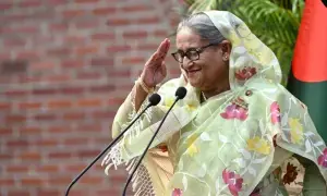 Ex-Bangladesh PM Hasina says fear won&rsquo;t stop her from going home