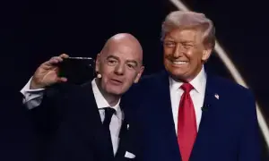 Trump says would be 'terrible mistake' to oust embattled FIFA president Infantino