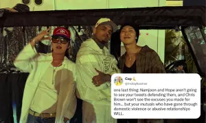 'A woman before an ARMY': Fans outraged at BTS members attending Chris Brown concert