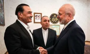 PHOTOS: CDF Munir meets Iran's parliament speaker Ghalibaf, FM Araghchi during Tehran visit
