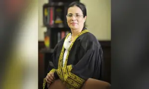 Justice Ayesha Malik. — Photo courtesy of the South Asian Institute, Harvard University.