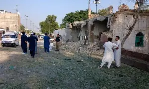 15 cops among 21 martyred in blast at Kohat Police Lines, more than 80 injured