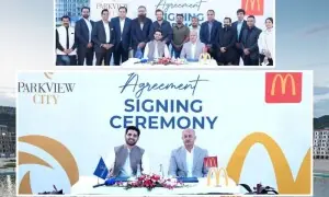 ParkView City Islamabad signs agreement with McDonald&rsquo;s for new restaurant at Downtown Islamabad