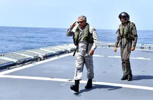 Naval chief reviews SeaSpark 2026