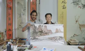 Mountains and rivers on canvas: A China-Arab art documentary unveiled