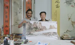 Mountains and rivers on canvas: A China-Arab art documentary unveiled