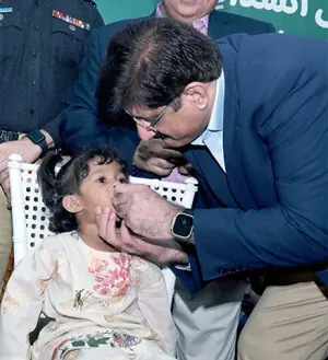 Murad urges parents to ensure children receive polio drops
