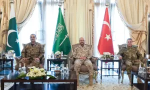 Pakistani, Saudi, Turkish military chiefs meet to discuss ways to assist Riyadh under Makkah defence pact
